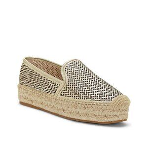 Vince Camuto Hamorra Gold Leather Slip On Flats 7.5